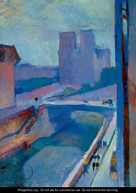 A Glimpse of Notre Dame in the Late Afternoon - Henri Matisse