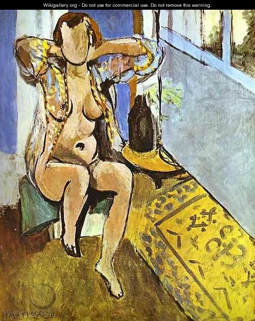 Nude, Spanish Carpet - Henri Matisse