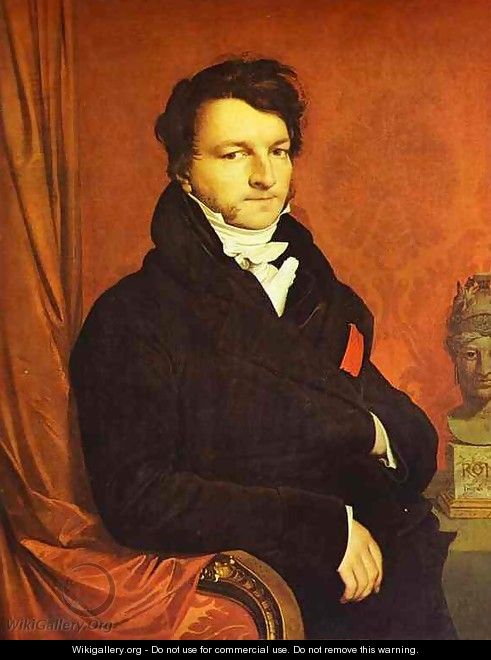 Portrait of Jacques Marquet - Jean Auguste Dominique Ingres