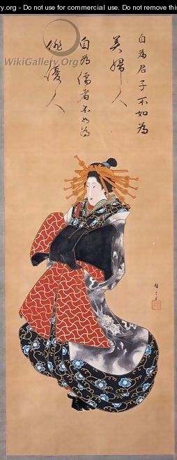 Courtesan - Utagawa or Ando Hiroshige