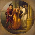The Parting of Abelard and Heloise - Angelica Kauffmann
