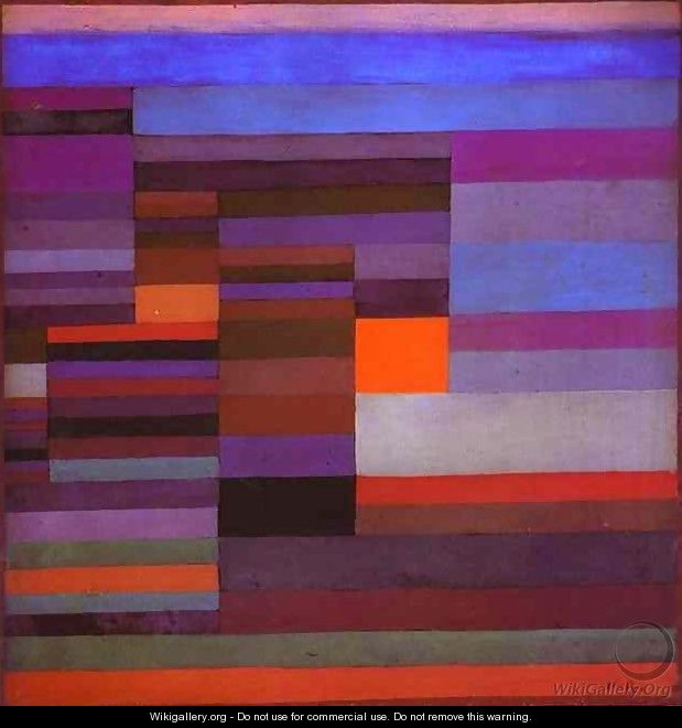 Fire in the Evening - Paul Klee