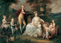 Ferdinand IV, King of Naples, and his Family - Angelica Kauffmann