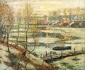 Ice in the River - Ernest Lawson