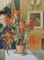 Brita's Cactus - Carl Larsson
