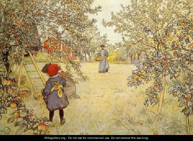 The Apple Harvest - Carl Larsson