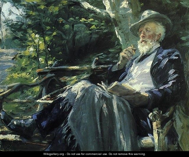 Portrait of Holger Drachmann - Peder Severin Krøyer