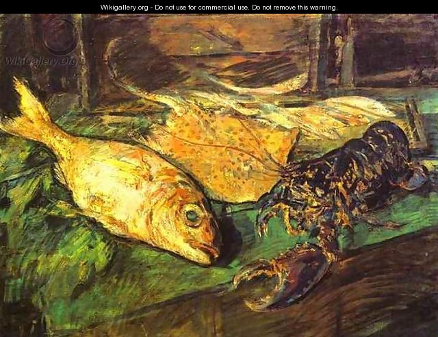 Still Life with Lobster - Konstantin Alexeievitch Korovin