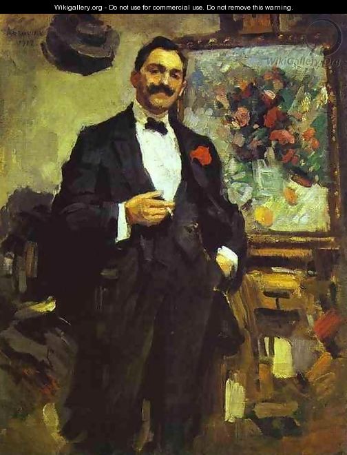 Portrait of the Hungarian Artist Jozef Ripple-Ronai - Konstantin Alexeievitch Korovin