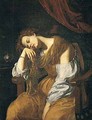 Mary Magalene as Melancholy - Artemisia Gentileschi