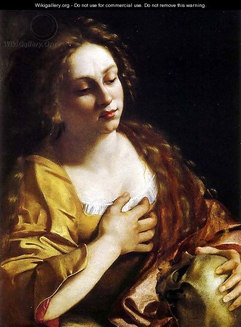 Penitent Magdalene - Artemisia Gentileschi