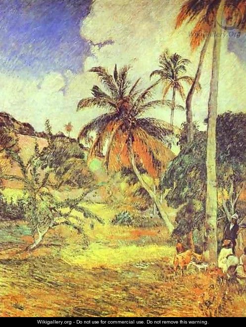 Palm Trees at Martinique - Paul Gauguin