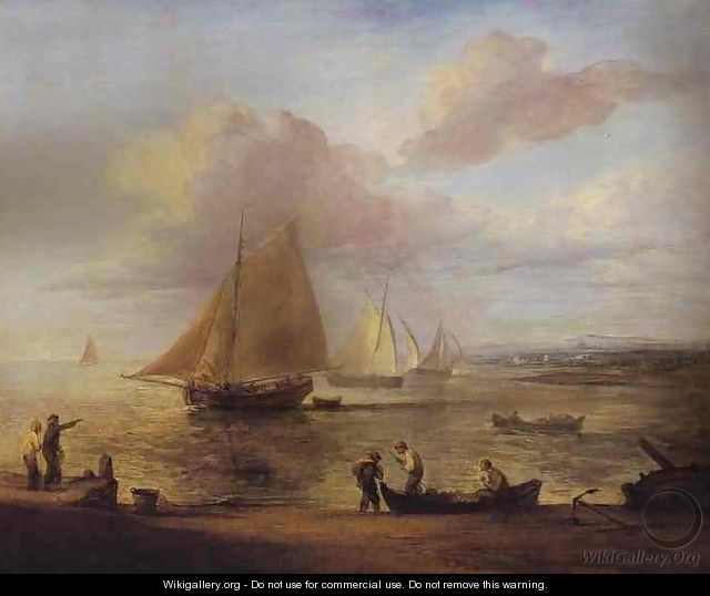 Coastal Scene - a Calm - Thomas Gainsborough