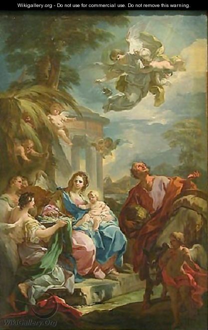 The Rest During the Flight to Egypt - Corrado Giaquinto