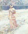 Lady in Pink - Childe Hassam