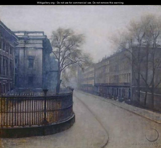 Street in London - Vilhelm Hammershoi