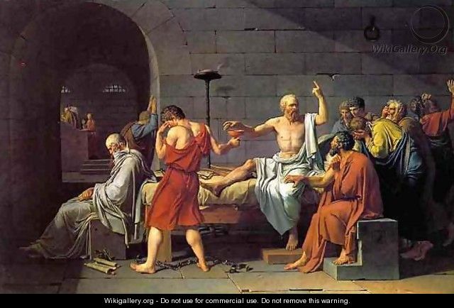 The Death of Socrates - Jacques Louis David