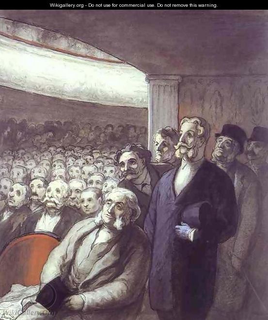 The Spectators - Honoré Daumier