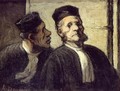 The Two Lawyers - Honoré Daumier