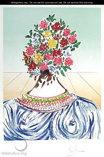 Flowering of Inspiration - Salvador Dali