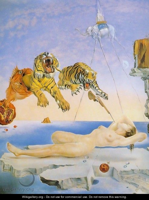 Dream Caused by the Flight of a Bee - Salvador Dali
