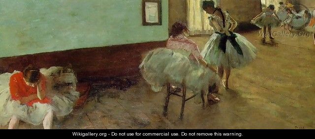 The Dance Lesson - Edgar Degas