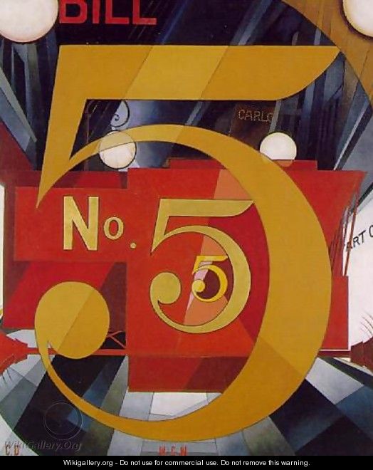 The Figure Five in Gold - Charles Demuth