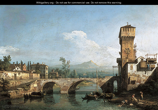 Capriccio Padovano - Bernardo Bellotto (Canaletto)