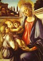 Madonna and Child with Two Angels - Sandro Botticelli (Alessandro Filipepi)
