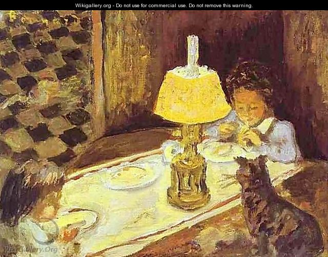 The Lunch of the Little Ones - Pierre Bonnard