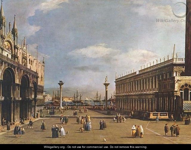 The Piazzetta - (Giovanni Antonio Canal) Canaletto