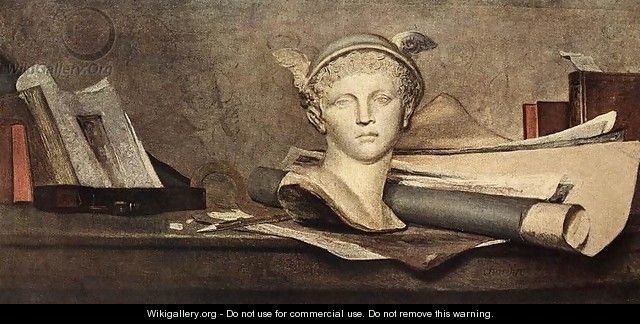 Still Life with Attributes of the Arts - Jean-Baptiste-Simeon Chardin