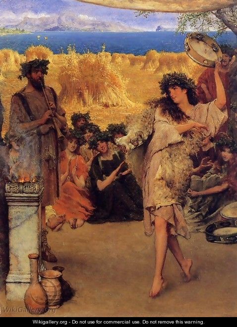 A Harvest Festival - Sir Lawrence Alma-Tadema