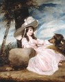 Miss Anna Ward with Her Dog - Sir Joshua Reynolds