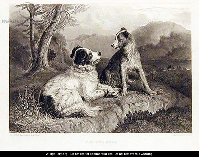 The Twa dogs - Sir Edwin Henry Landseer