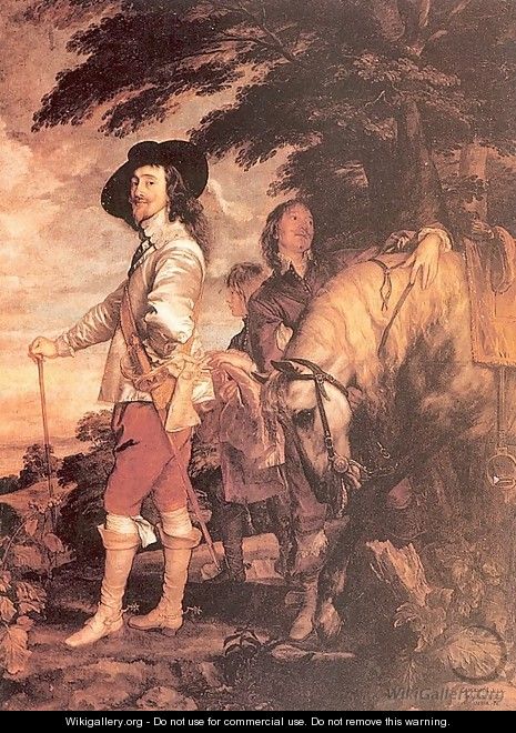 Charles I at the Hunt - Sir Anthony Van Dyck