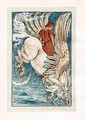 Bellerophon on Pegasus - Walter Crane