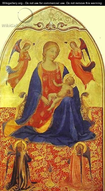 Madonna and Child with Angels - Angelico Fra