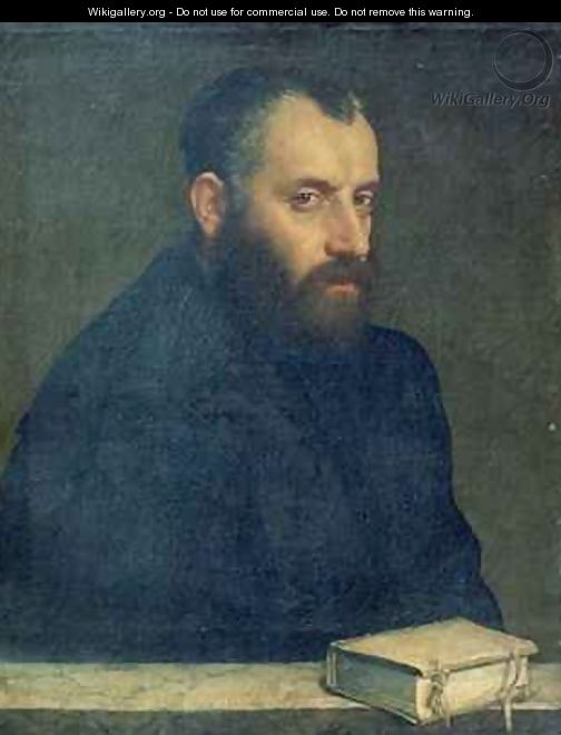 Portrait of a man with a book - Giovanni Battista Moroni