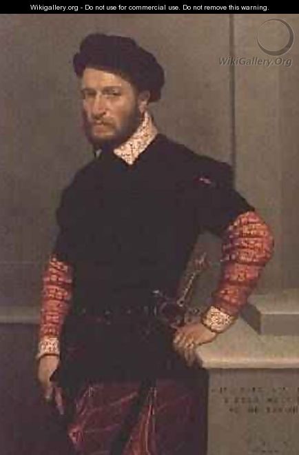 Portrait of Don Gabriel de la Cueva The Duke of Albuquerque - Giovanni Battista Moroni