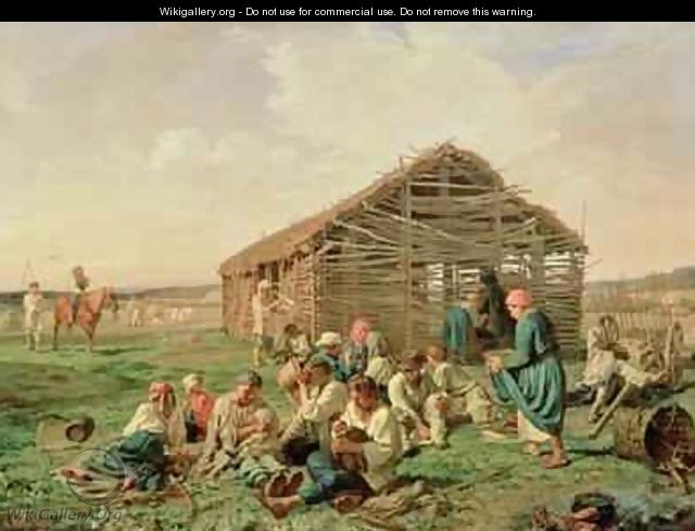 Rest during Haying 1861 - Aleksandr Ivanovich Morozov