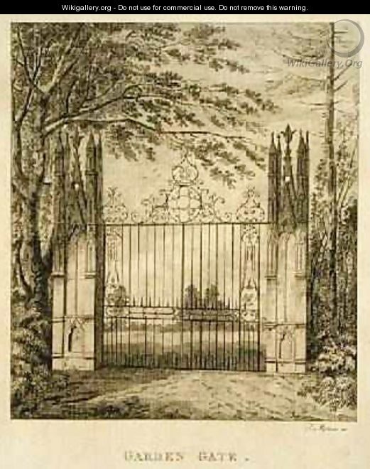 Garden Gate at Strawberry Hill - J. Morris