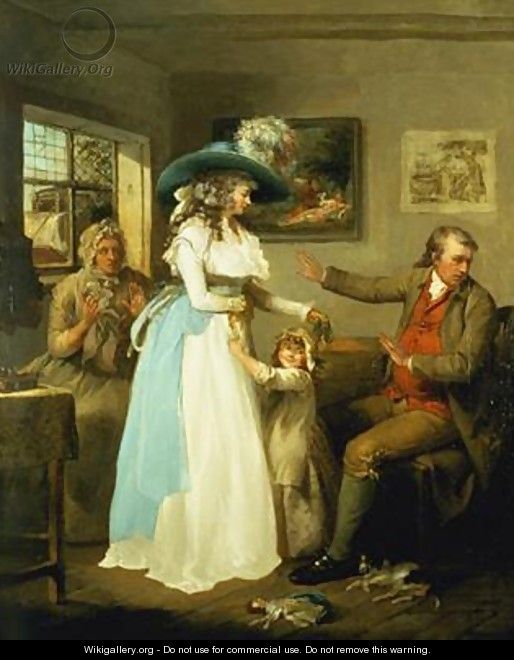 The Story of Laetitia The Virtuous Parent - George Morland