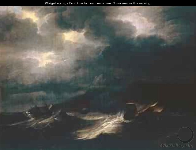 Sea Squall - Pieter the Younger Mulier (Tampesta, Pietro)