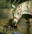 Horse and kittens 1890 - Moritz Muller