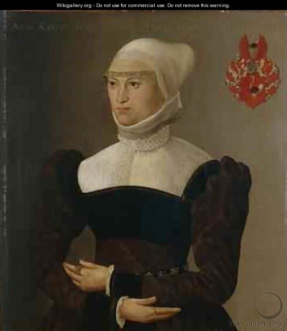Portrait of a 28 year-old Woman 1563 - Hans Muelich or Mielich