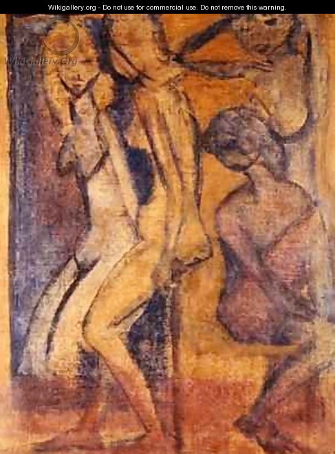 Three Girls 1922 - Otto Mueller