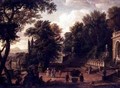 The Gardens at the Villa dEste Tivoli 1731 - Isaac de Moucheron