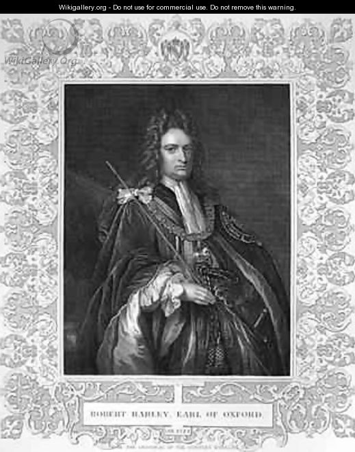 Portrait of Robert Harley Earl of Oxford - W.T. Mote