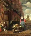 Dutch Genre Scene 1668 - Michiel van Musscher